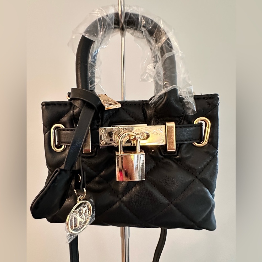 BADGLEY MISCHKA Small Quilted Two-Way Crossbody